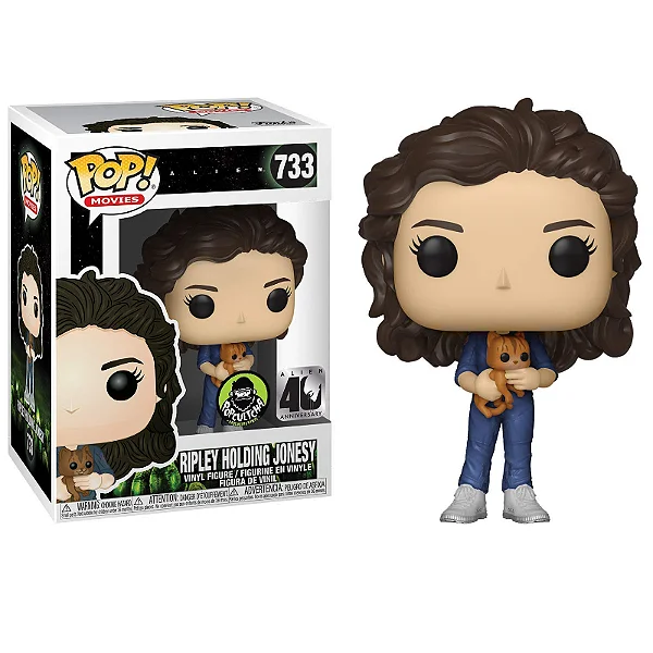 Funko Pop Ripley Holding Jonesy-Alien-733