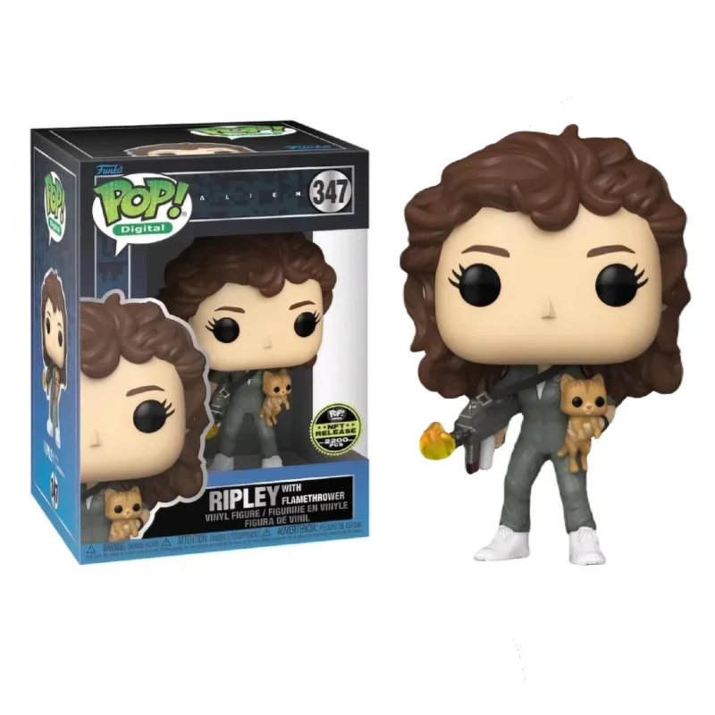 Funko Pop Ripley with Flamethrower NFT Release (2200 PCs)-Digital Alien-347