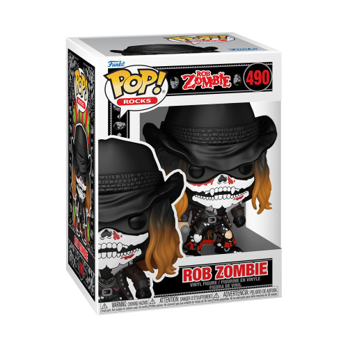 Funko Pop Rob Zombie ROB ZOMBIE #490 - Produto Original