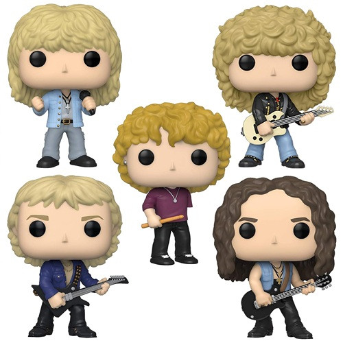Funko Pop Rocks: Def Leppard 3.75" Collectible Vinyl Figures (Set of 5) Rocks #147 - Produto Original