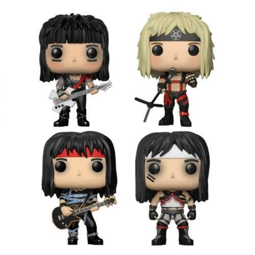 Funko Pop Rocks: Motley Crue 3.75" Collectible Vinyl Figures (Set of 4) Rocks #71 - Produto Original