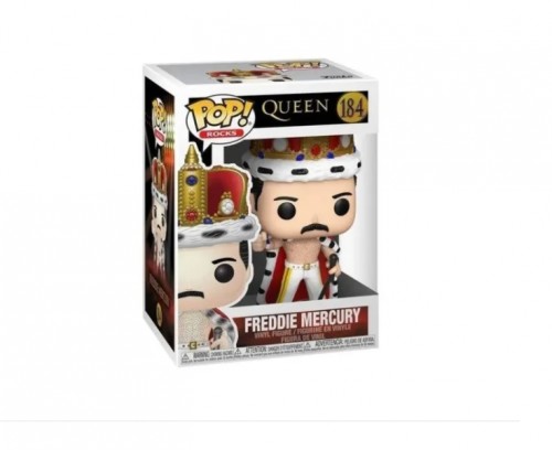 Funko Pop Rocks 184 - Queen Freddie Mercury King - Freddie Mercury - #184