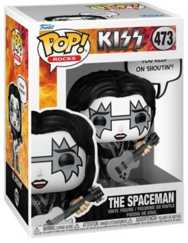 Funko Pop Rocks 473 - The Spaceman Rocks - KISS #473 - Produto Original