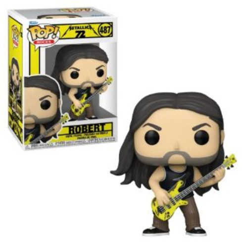Funko Pop Rocks 487 - Robert ( Metallica ) Metallica #487 - Produto Original