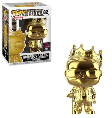 Funko Pop Rocks 82 - Notorious B.i.g. with the Crawn Pop Rocks! #82 - Produto Original