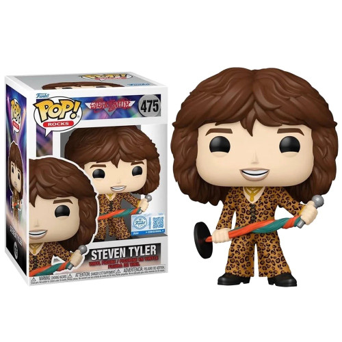 Funko Pop Rocks Aerosmith Steven Tyler 475 Exclusivo Original Rocks #475 - Produto Original