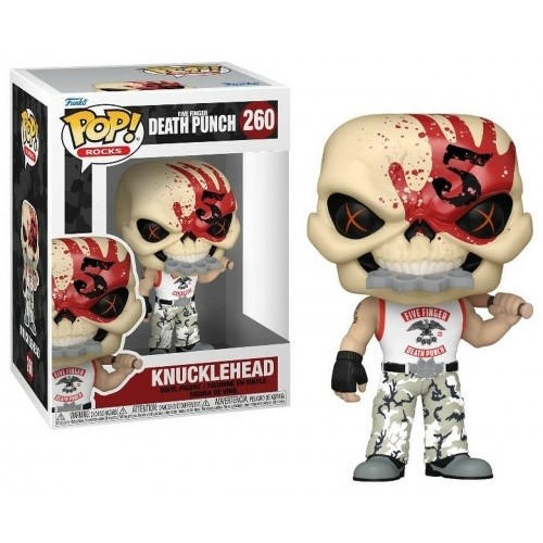 Funko Pop! Rocks: Knucklehead (Five Finger Death) Five Finger Death Punch #260 - Produto Original