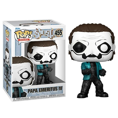 Funko Pop Rocks Ghost Papa Emeritus IV (Blue Jacket Glitter)-POP Rocks-455