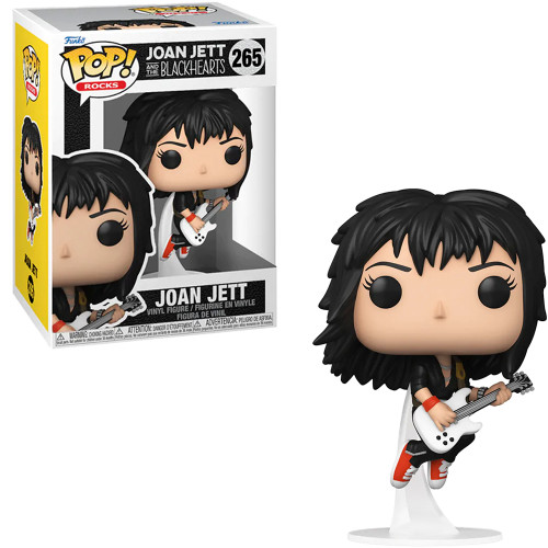 Funko Pop Rocks Joan Jett 265 Colecionável Música Rock Boneco Cantora-Rocks Joan Jett-265