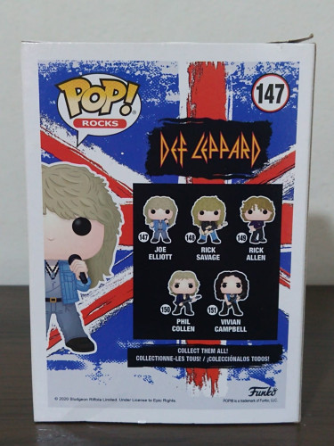 Funko Pop Rocks Joe Elliott 147 Def Leppard - POP Rocks - #147