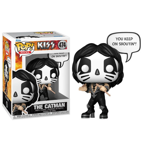 Funko Pop Rocks Kiss The Catman 474 Rocks #474 - Produto Original