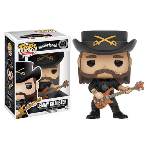 Funko Pop Rocks Motörhead Lemmy Kilmister (Vaulted) Rock #49 - Produto Original