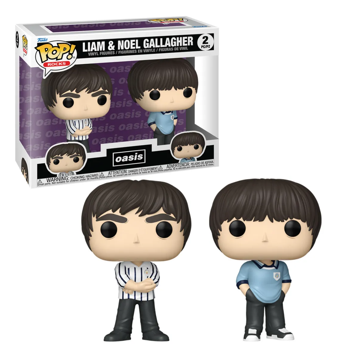 Funko Pop Rocks Oasis - Liam & Noel Gallagher 2-pack | Rocks Oasis