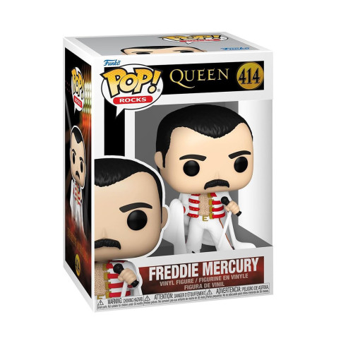 Funko Pop Rocks Queen Freddy Mercury We Will Rock In You - Rocks - #414