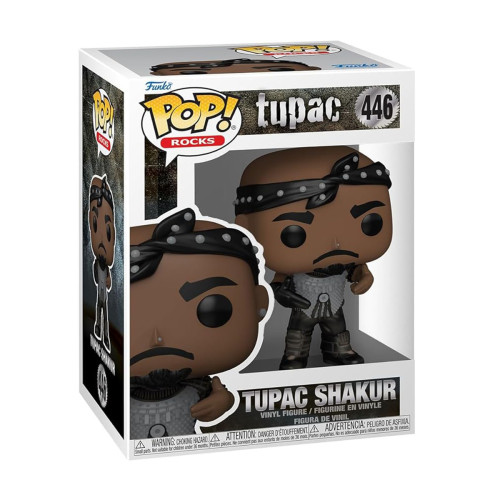 Funko Pop Rocks Tupac Shakur Com Bandana - POP Rocks - #446