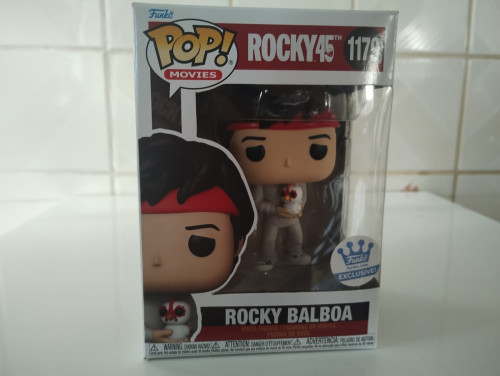 Funko Pop Rocky Balboa #1179 (Exclusivo funko.com) Rocky 45th #1 - Produto Original