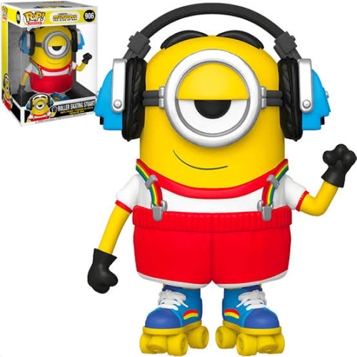 Funko Pop Roller Skating Stuart 906 (Jumbo Super Sized) (Minions)-Minions-906