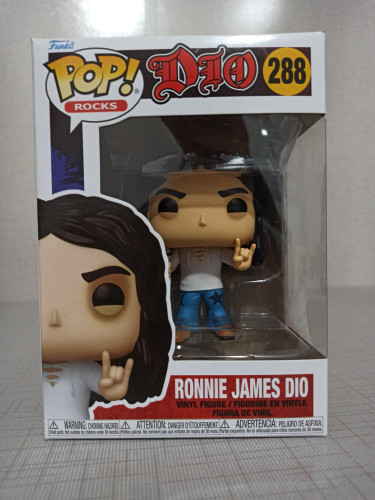 Funko Pop Ronnie James Dio #288 Pop Rocks Dio #288 - Produto Original