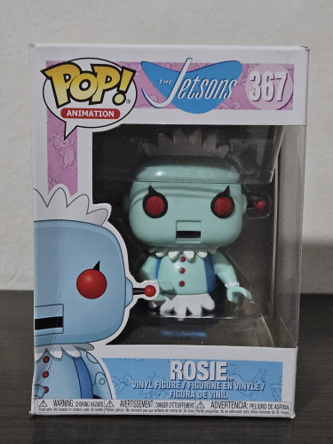 Funko Pop Rosie The Robot 367 Caixa com Detalhes The Jetsons Hanna Barbera-Os Jetsons-367