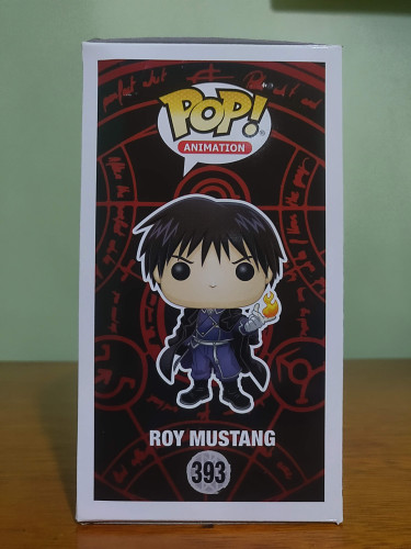 Funko Pop Roy Mustang (detalhe Na Caixa) - Fullmetal Alchemist - #393