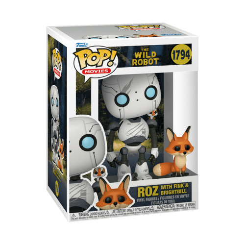 Funko Pop Roz With Fink & Brightbill-The Wild Robot-1794