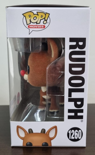 Funko Pop Rudolph Flocked - Amazon Exclusive - Rudolph The Red-Nosed Reindeer - #1260