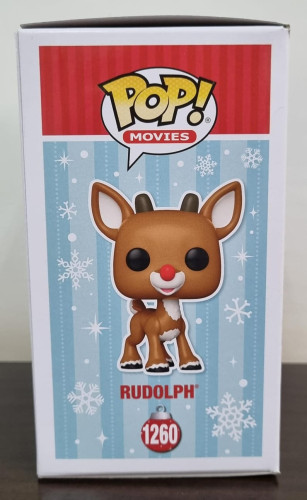 Funko Pop Rudolph Flocked - Amazon Exclusive - Rudolph The Red-Nosed Reindeer - #1260