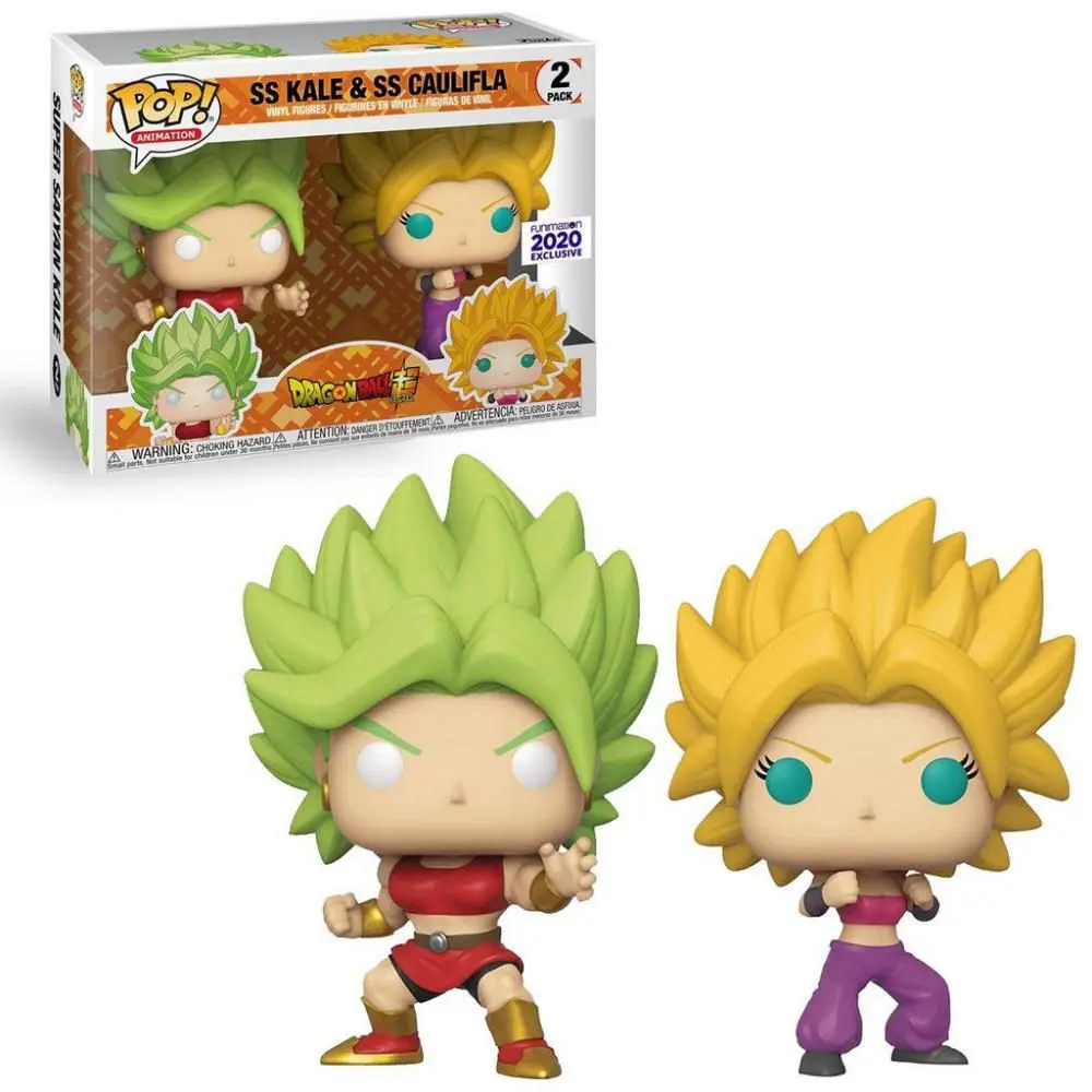 Funko Pop SS Kale & SS Caulifla Funimation 2020 Exclusive-Dragon Ball Super-2