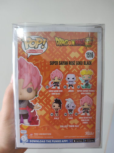 Funko Pop Super Saiyan Rose Goku Black Hot Topic Exclusivo Versão Glow! - Dragon Ball Super - #1516