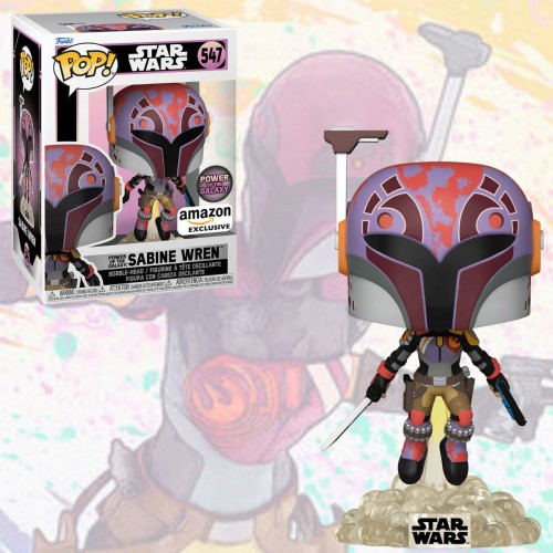 Funko Pop Sabine Wren With Darksaber - Exclusivo Amazon - Star Wars - #547