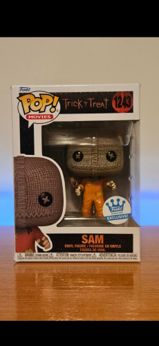 Funko Pop Sam Trick'r Treat - Selo Exclusive Funkoshop (Tampa Superior Rasgada)-Pop Movies-1243