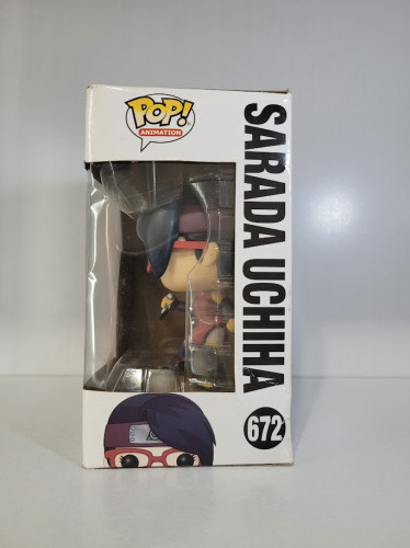 Funko Pop Sarada Uchina (caixa danificada) - Boruto Naruto Next Generations - #672