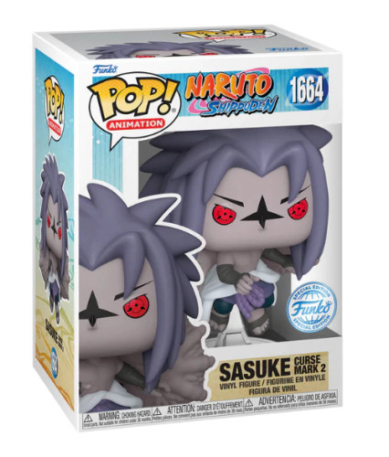 Funko Pop Sasuke Cursed Mark 2 - Special Edition Naruto Shippuden #1664 - Produto Original