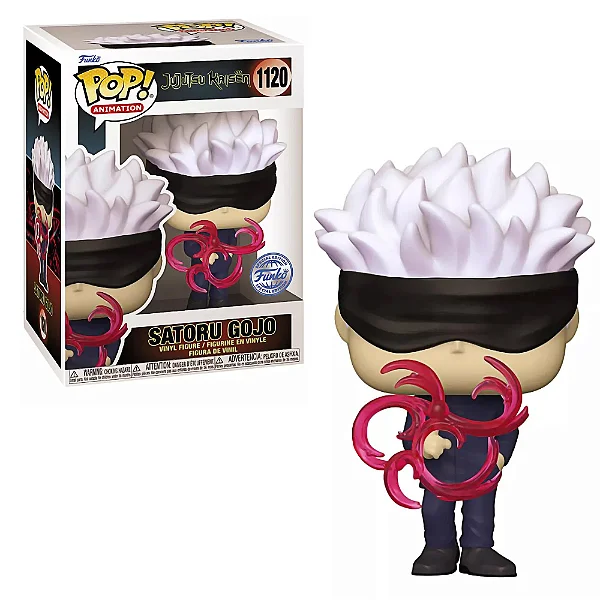 Funko Pop Satoru Gojo - Exclusive Selo Se Jujutsu Kaisen #1120 - Produto Original