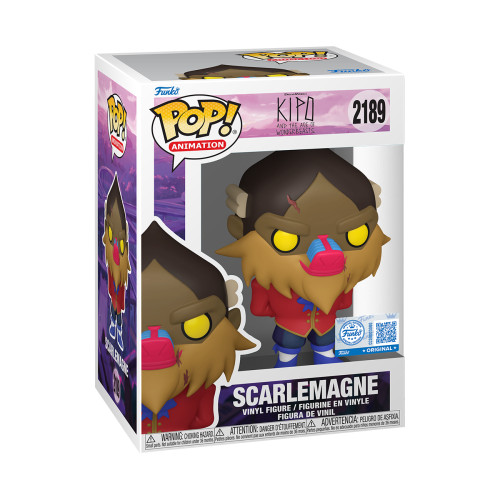 Funko Pop Scarlemagne Exclusivo Kipo And The Age Of Wonder Beasts #2189 - Produto Original