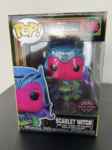 Funko Pop Scarlet Witch (edição Especial) *luz Negra*-Wandavision-986