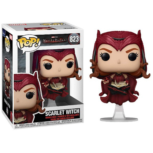 Funko Pop Scarlet Witch With Darkhold Marvel WandaVision #823 - Produto Original