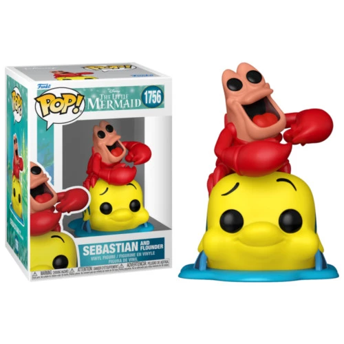 Funko Pop Sebastian And Flounder - Disney The Little Mermaid  #1756
