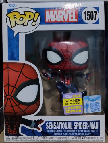 Funko Pop Sensational Spider Man SDCC 2025-Marvel-1507