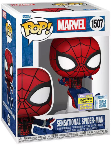 Funko Pop Sensational Spider-Man SDCC Exclusivo-Marvel-1507