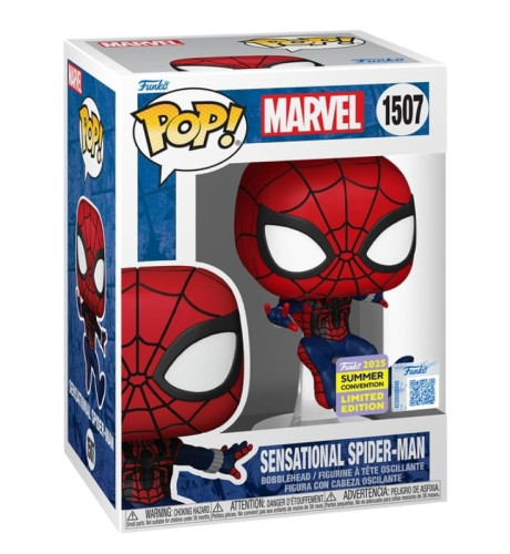 Funko Pop Sensational Spider-man #1507 - Exclusive Summer Convention 2025 Limited Edition Marvel #1507 - Produto Original