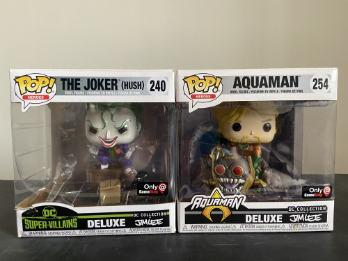 Funko Pop Set Deluxe Jim Lee 2 Pcs DC Collection Jim Lee #240 - Produto Original