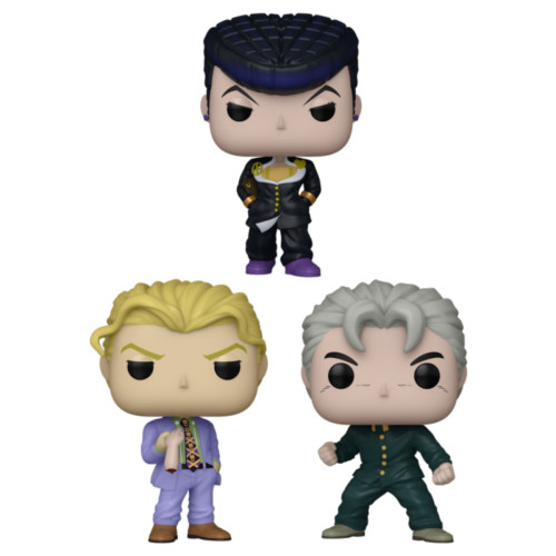 Funko Pop Set Josuke Higashikata, Yoshikage Kira & Koichi Hirose JoJo's Bizarre Adventure #2487 - Produto Original