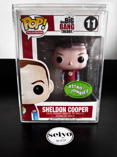 Funko Pop Sheldon Cooper #11 AstroZombies Flash Shirt The Big Bang Theory The Big Bang Theory #11 - Produto Original