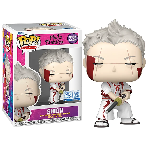 Funko Pop Shion (bloody) 2284 Hell's Paradise - Exclusivo Hells Paradise #2026 - Produto Original