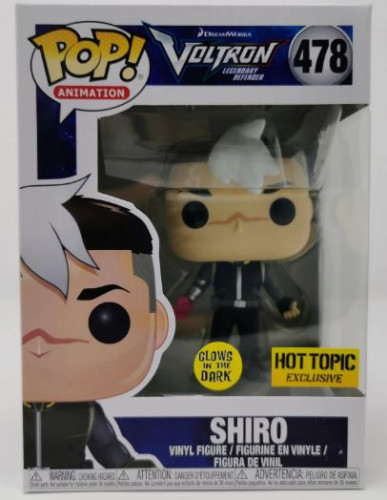 Funko Pop Shiro *Exclusive Hot Topic* Glows in the Dark-Voltron: Legendary Defender-478