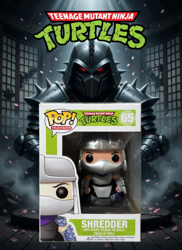 Funko Pop Shredder Teenage Mutant Ninja Turtles #65 - Produto Original