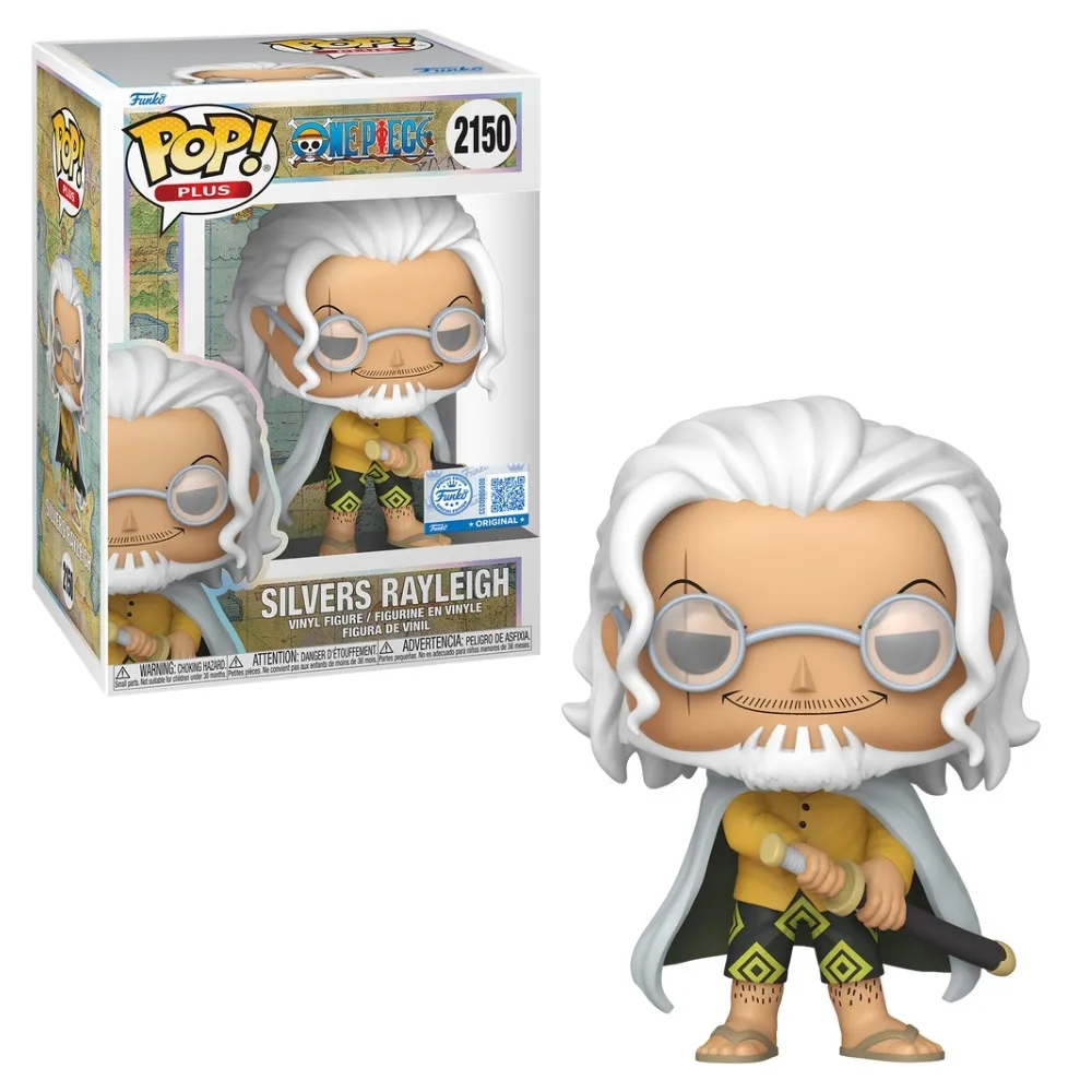 Funko Pop Silvers Rayleigh - One Piece - #2150 FUNKO POP #2150 - Produto Original