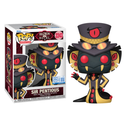 Funko Pop Sir Pentious Exclusive Hazbin Hotel #2243 - Produto Original