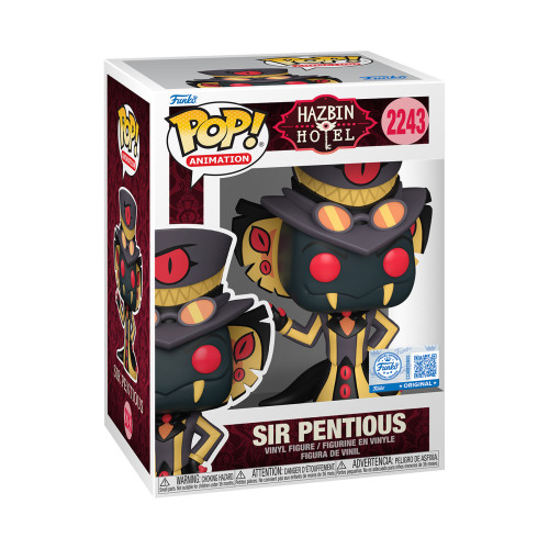 Funko Pop Sir Pentious Exclusivo Hazbin Hotel #2243 - Produto Original